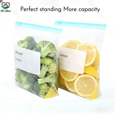 Wholesale Household Daily Use Freezer Storage Zipper Bag for Food Packaging