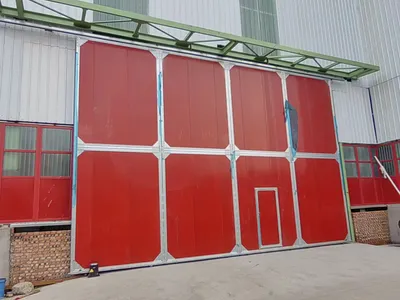 Factory Price Industrial Metal Doors Electric Sliding Doors Can Open Small Door