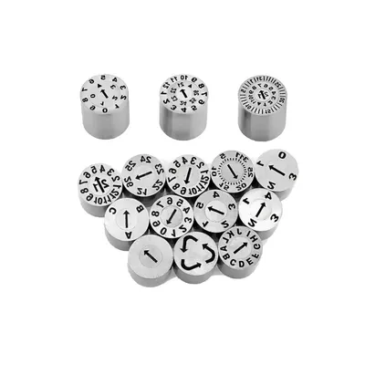 Standard SUS420 Material Plastic Injection Mould Part Date Marking Insert Date Stamp