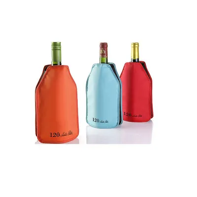 Wine Bottle Cooler Freezing Ice Wrap Gel Sleeve Tote