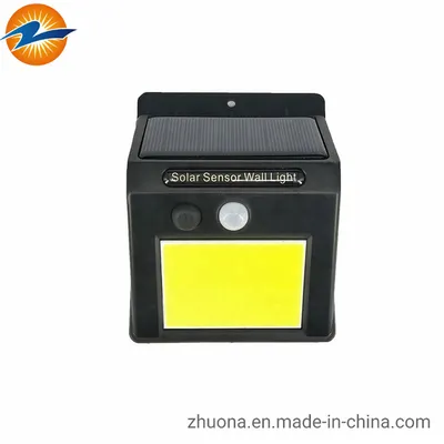 LED COB Human Motion Sensor Wall Lamp Solar Wall Light Outdoor Waterproof Garden Light LED Lighting LED Lamps
