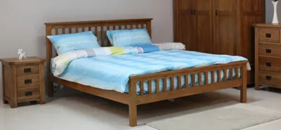 Double Bed Adult Bed Oak Bed