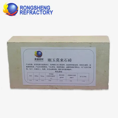 Capacitor Fused Silica Corundum Mullite Block Sintered Insulating Ceramic Refractory White Corundum Mullite Bricks for Sale