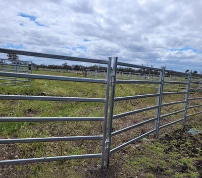 Wholesaler Cattle Yard Panels Australia /Portable Cattle Yard Panel Fence / Used Livestock Panels