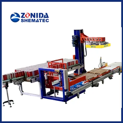 Full Auto Coordinate Palletizer for Various Tin Can Making Machine Metal Packaging Machinery