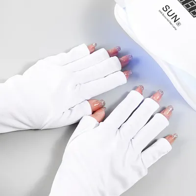 Nail Art Glove UV Protection Glove Anti UV Radiation Protection Gloves