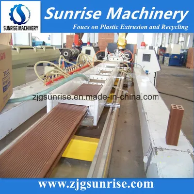 Sunrise Wood Plastic Composite WPC Profile Extrusion Line
