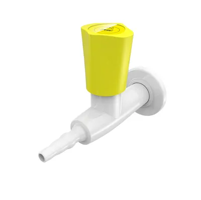 Lab Single Outlet Gas Fitting White Eyewash Shower