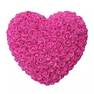 Amazon Top Seller Artificial Flower Rheart Shape Rose Fake Artificial Flower for Chritimas Gift