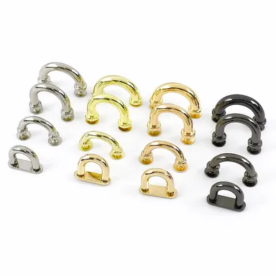 17mm Webbing Belt Bag Parts Silver Adjuster Clasp O D Ring Buckles Alloy Material Accessories Handbags Connection