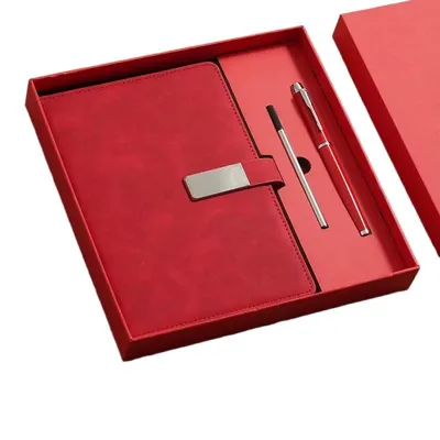 Business Office Notebook Gift Set - High-End Student Notepad