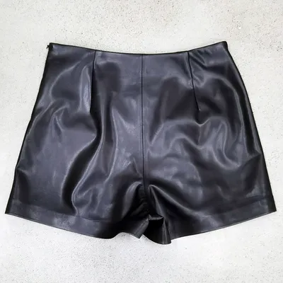 Ladies New Spring Autumn Fashion PU Leather Short Skirt Design