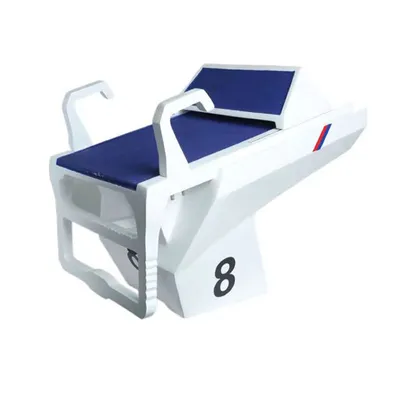Promotional Essential Pool Starting Block & Rope Customizable Size Glass Steel Blue