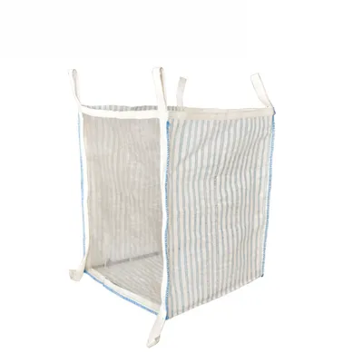 Ventilated Firewood Big Bag with Mesh Panels for Optimal Air Circulation