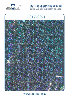 Premium Iridescent Holographic BOPP Laminated Film for Packaging