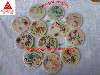 Ceramic Coaster (Dia 10.3cm)