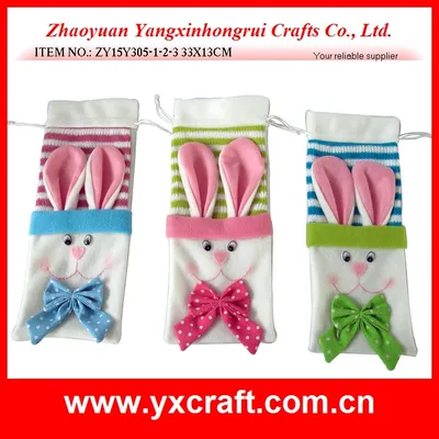 Easter Decoration (ZY15Y305-1-2-3) Easter Wine Decorative Bag