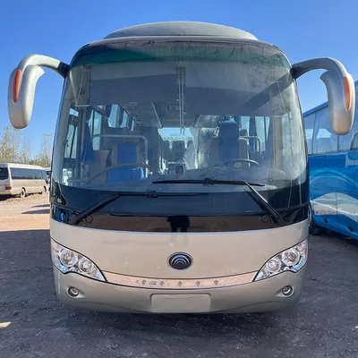 Yu Tong 6808 Model 35-Seat Diesel Coach Bus Chinese Manual Hiace Turbo Euro 4 Emission Left-Steering Used Coaster