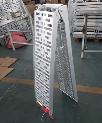 1000kgs Loading Aluminum Ramps with Support Legs Pickup Truck, Motorcycles, Dirt Bikes, Lawnmowers, Snowblower