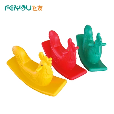 Feiyou Goods in Stock Animal Theme Outdoor Playground Child Rocking Spring Horse Rider
