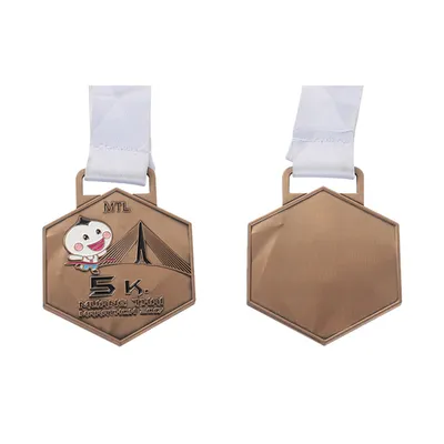 Martial Arts Miraculous Ribbon Gold Blank Metal Sports Custom Trofeos Trophies Medal Plaques Awards Trophy Medal
