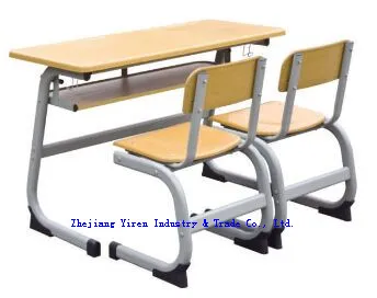 High Quality Werzalit School Desk and Chair