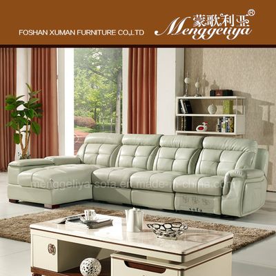 Top Grain Leather Storage Sofa (623#)