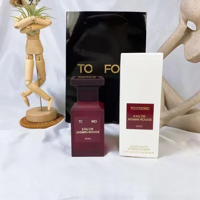 50ml & 100ml Burgundy Square Bottle Eau De Toilette Rich Jasmine Scent Unisex Perfume Luxury Gift Box