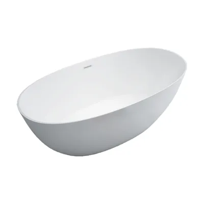 a Round-Shaped Bathtub in a Small-Sized Hotel or Homestay