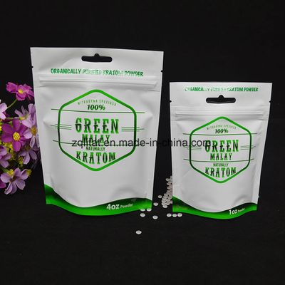 Stand up Plastic Zipper Bag with Euro Hole