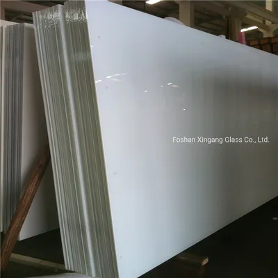 Super White Colored Lacobel Back Painted Glass /Splashbacks Glass