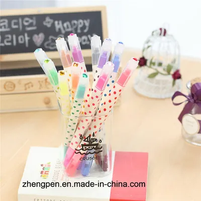 Double-Ended Erasable Highlighter for School