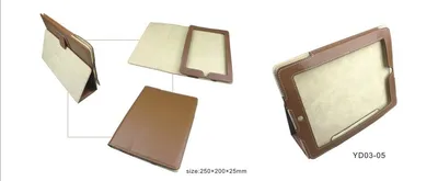 PU Leather for iPad Cover Case (YD03-05)