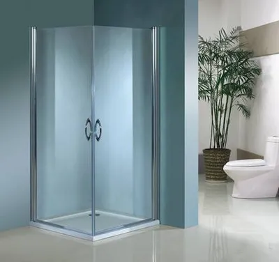 Simple Glass Shower Door He-129d