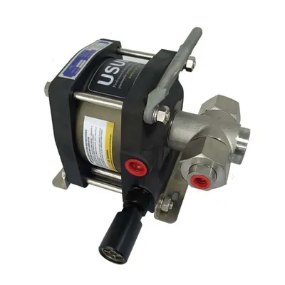 High End Usun Model: AF60 Stainless Steel End Similar Haskel High Pressure Air Driven Hydraulic Test Pump
