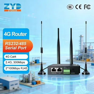 High Reliability Industrial 4G Router Supports VPN to Ensure Secure Data Transmission for IoT Systems