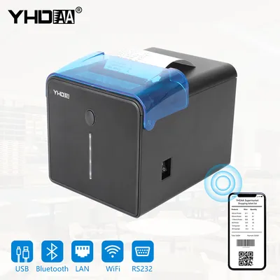 High Performance 80mm POS Bill Printer Imprimante Thermique Waterproof Anti-Oil Kitchen Thermal Receipt Printer