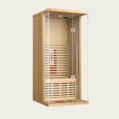 OEM Solid Wood 2 Person Infrared Sauna Indoor Far Infrared Sauna Bath Rooms
