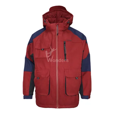 High Quality Men Waterproof Padding Ski Jacket Puffer Ski Jacket Ski Coat