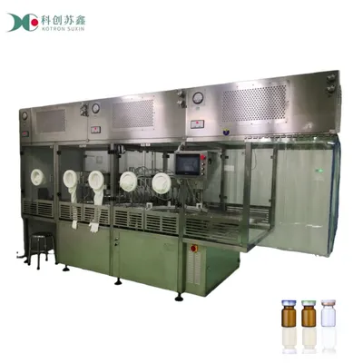 Advanced Stainless Steel GMP Vial Liquid Filling Stoppering Machine for Vaccine Production