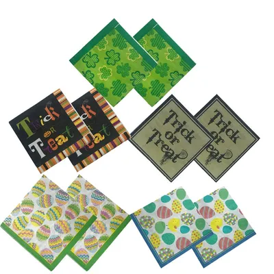 High Quality Printed Customizable Restaurant and Bar Paper Napkin