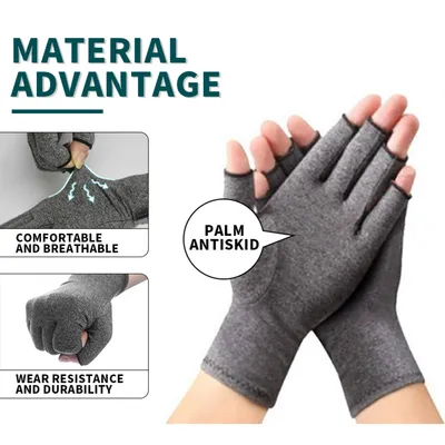 Relieve Arthritis Discomfort Adjustable Arthritis Compression Gloves for Elderly Daily Hand Protection