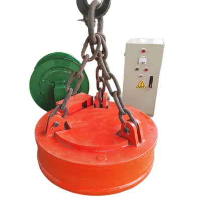 High Duty Crane or Excavator Use Circular Magnetic Chuck for Scrap Yard
