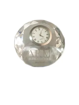 Transparent Small Crystal Gift Clock