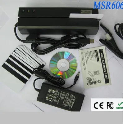MSR 606 High and Low Co Magnetic Stripe Card Reader Writer