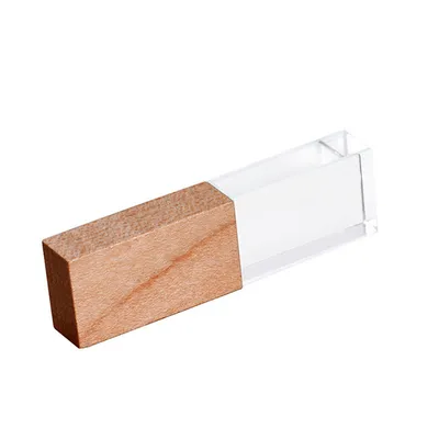 New Custom Logo Crystal USB 2.0 Memory 2GB 4GB 8GB 16GB USB Flash Drive with Gift Box