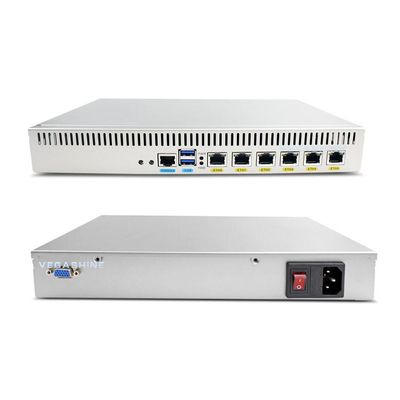 Desktop Mini PC I3-7100u 6 Gigabit LAN Firewall PC Appliance Soft Router Support Pfsense