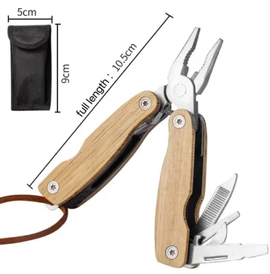 Outdoor Survival Tool Multifunctional Combination Folding Pliers with Blade File Saw Blade