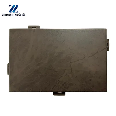 Natural Stone Effect Aluminum Veneer Panels Building Wall Decoration