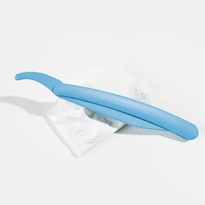 Straight Razor Disposable Stainless Steel Blade Plastic Handle for Hotel